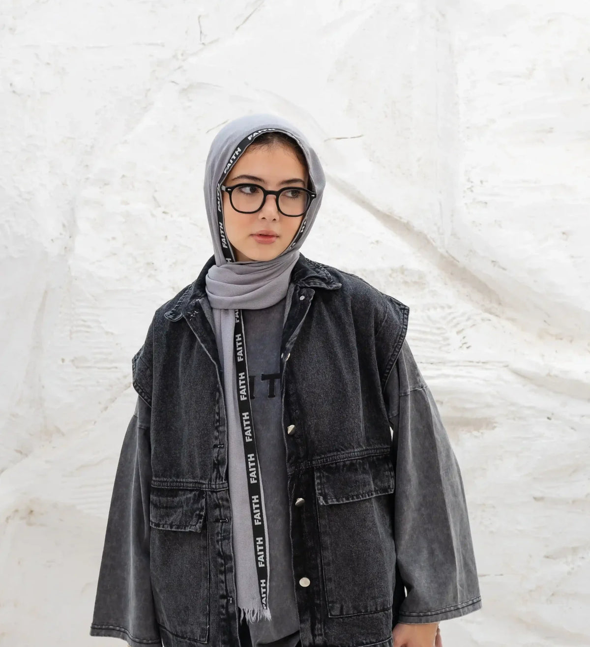 Grey Scarf