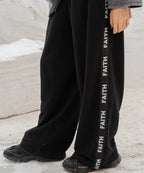 Black Faith Printed Logo