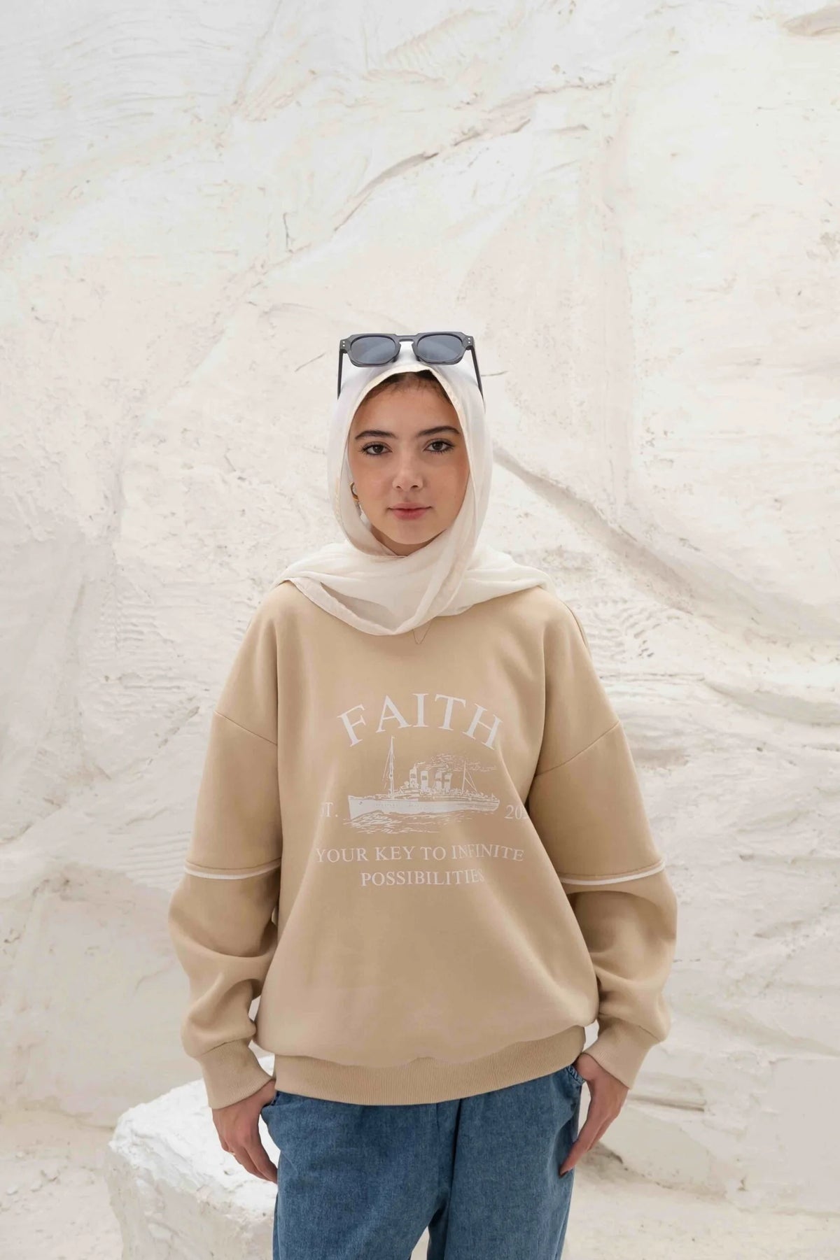 Faith Crew Neck Sweatshirt