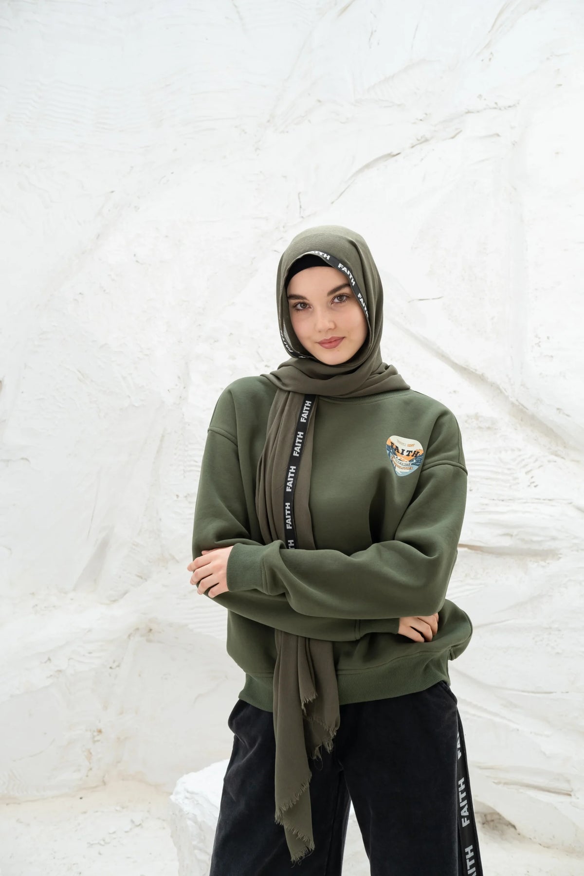 Olive Green Scarf