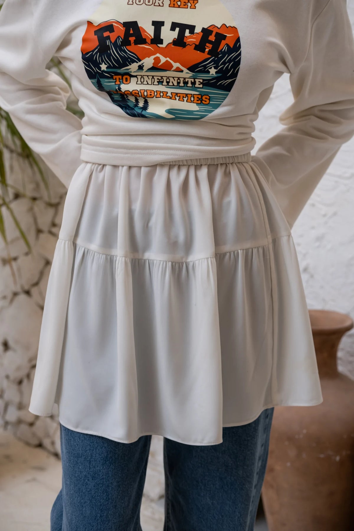 Trendy White Shirt Extension