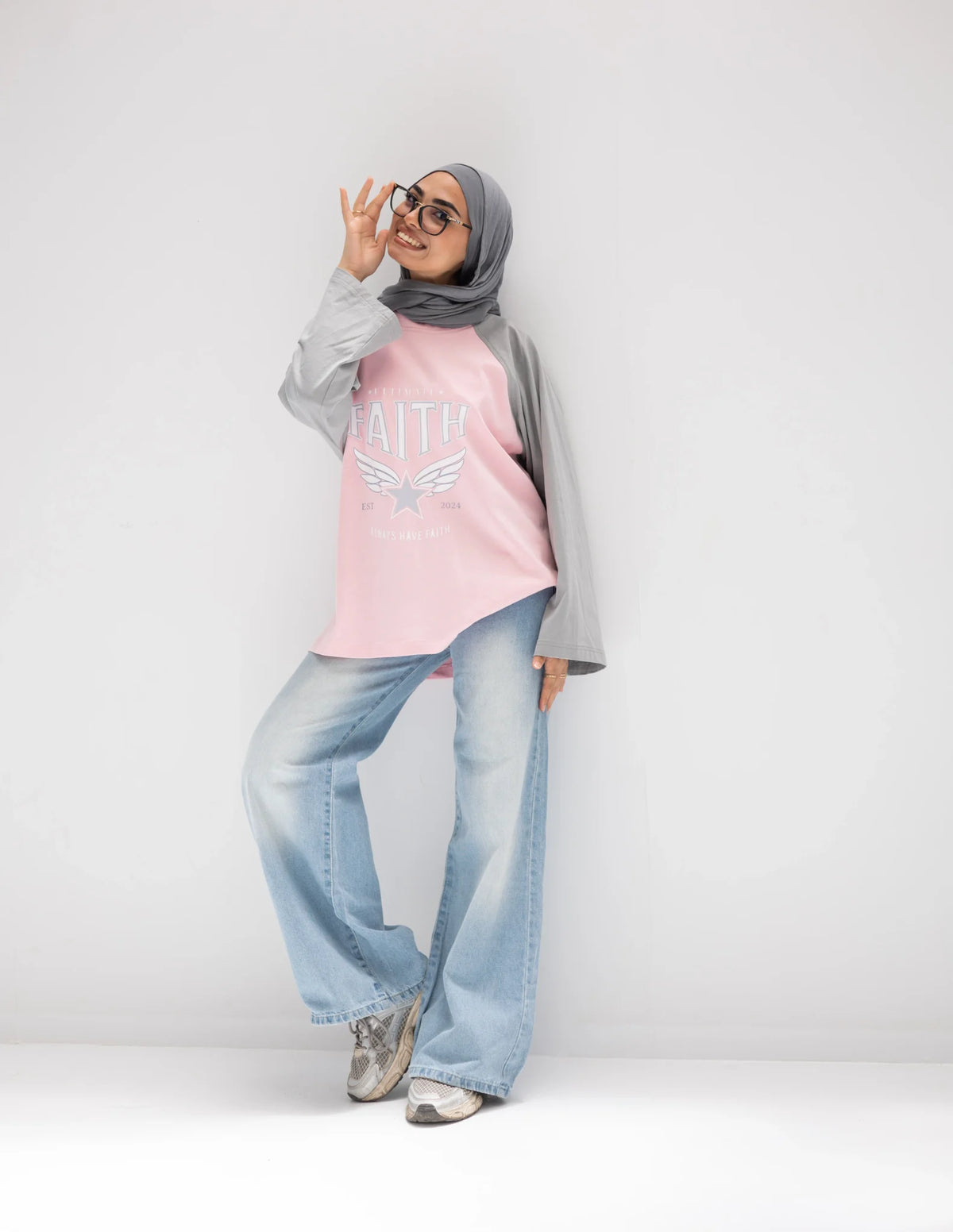 Faith Cotton T-Shirt Pink