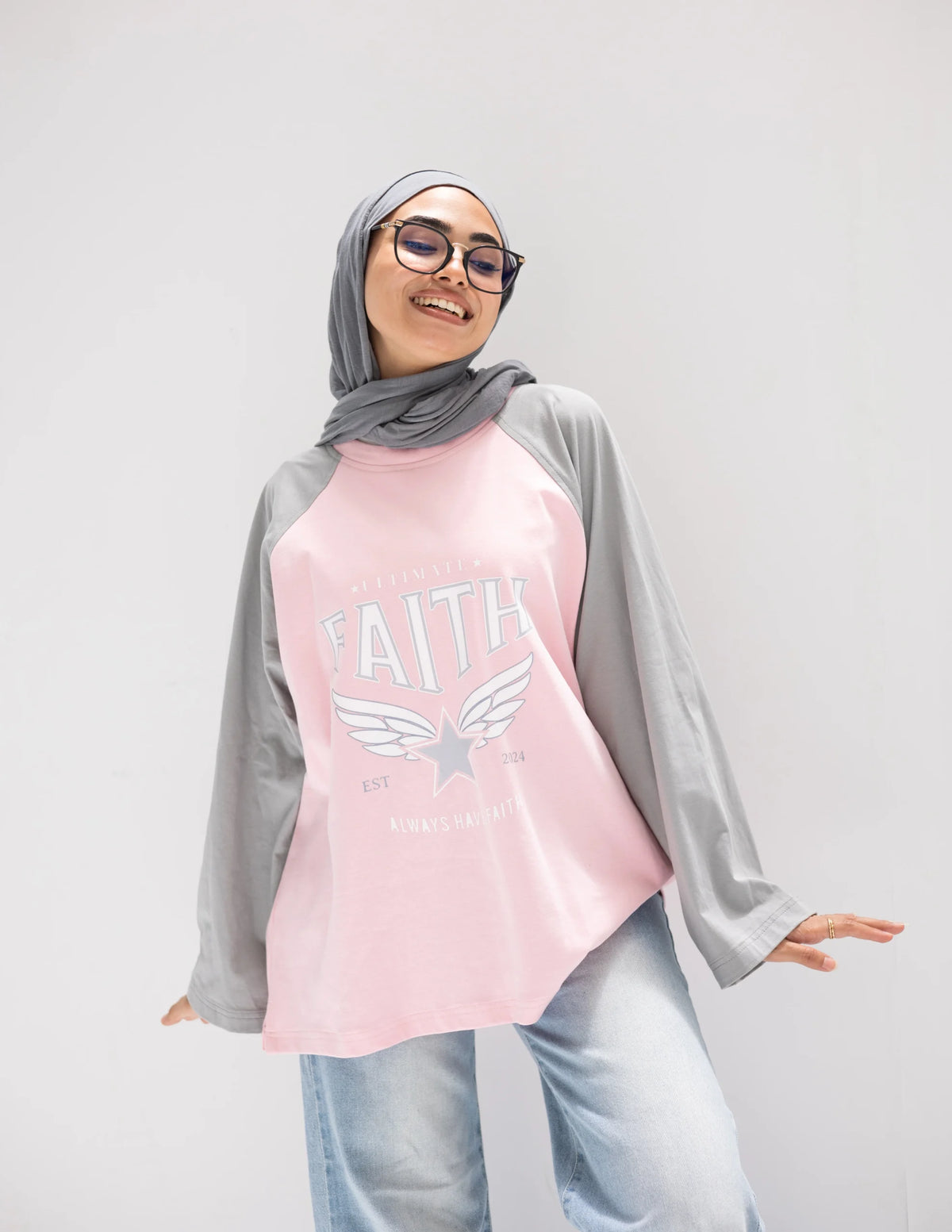 Faith Cotton T-Shirt Pink