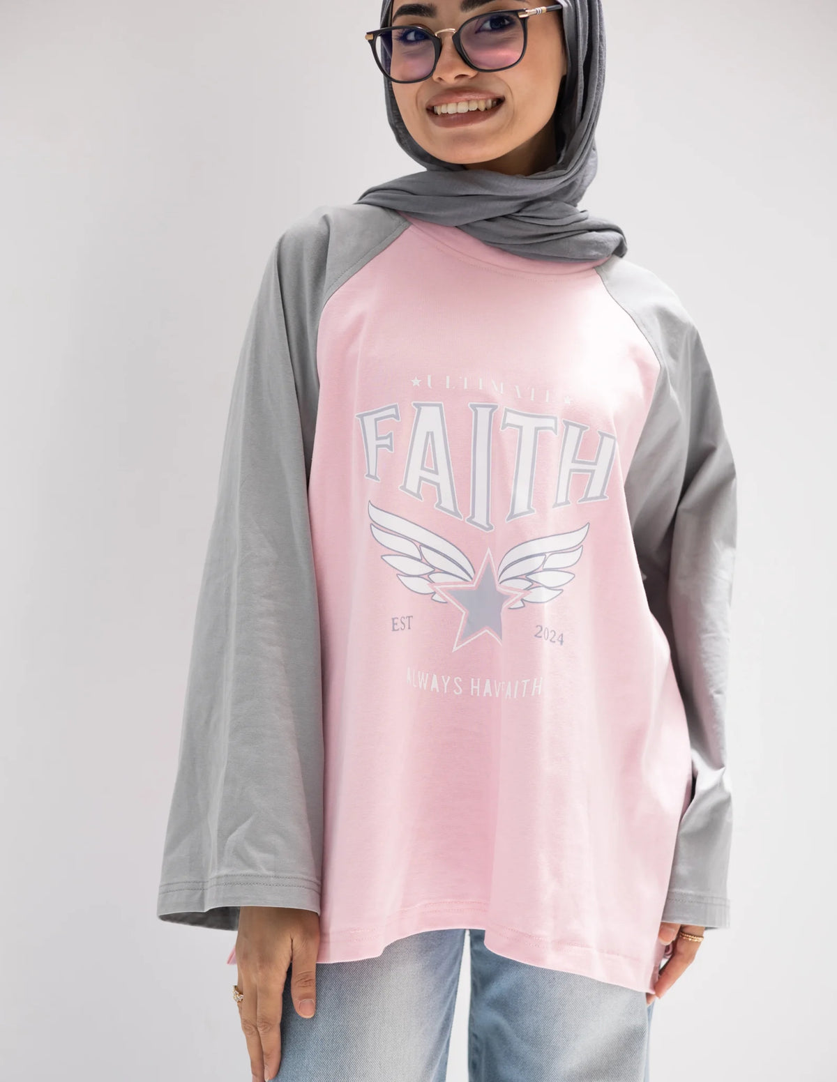 Faith Cotton T-Shirt Pink