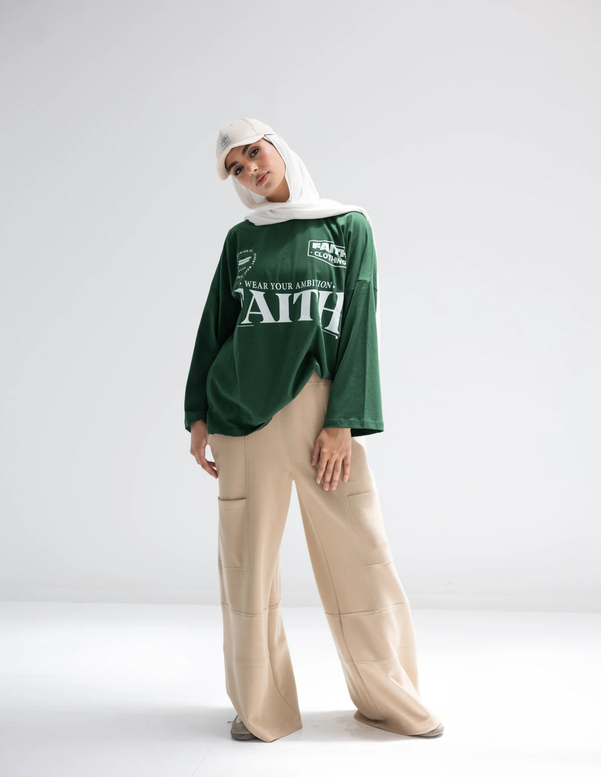 Faith baseball Green T-Shirt