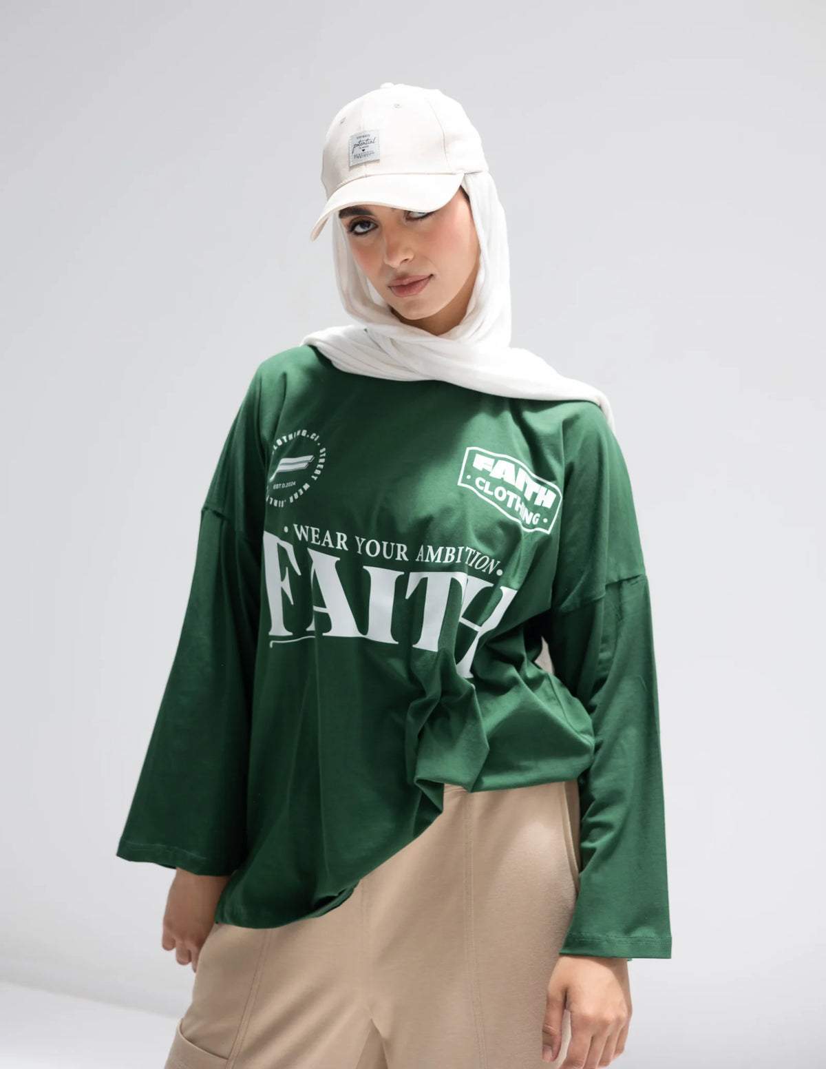 Faith baseball Green T-Shirt