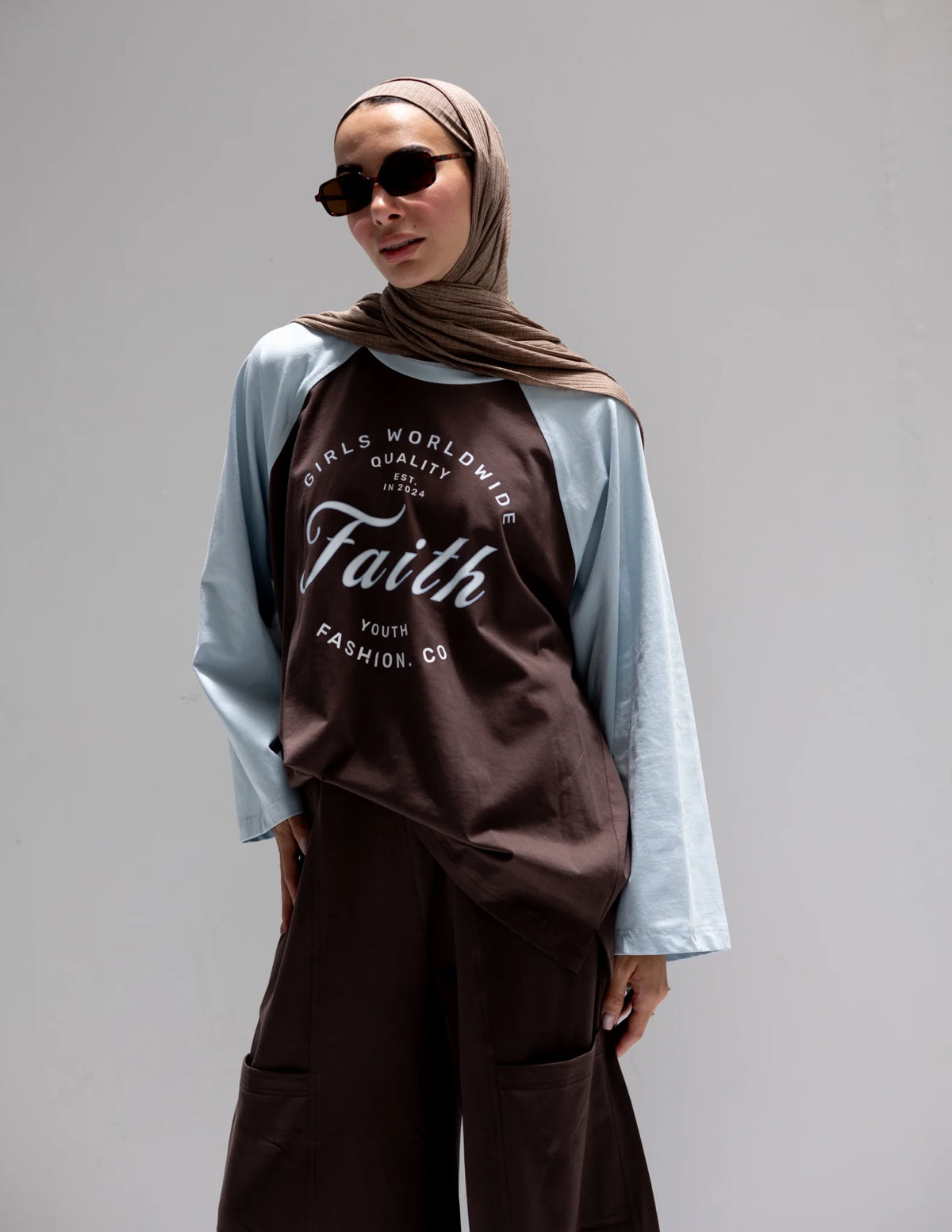 Faith Cotton T-Shirt Brown