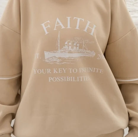 Faith Crew Neck Sweatshirt