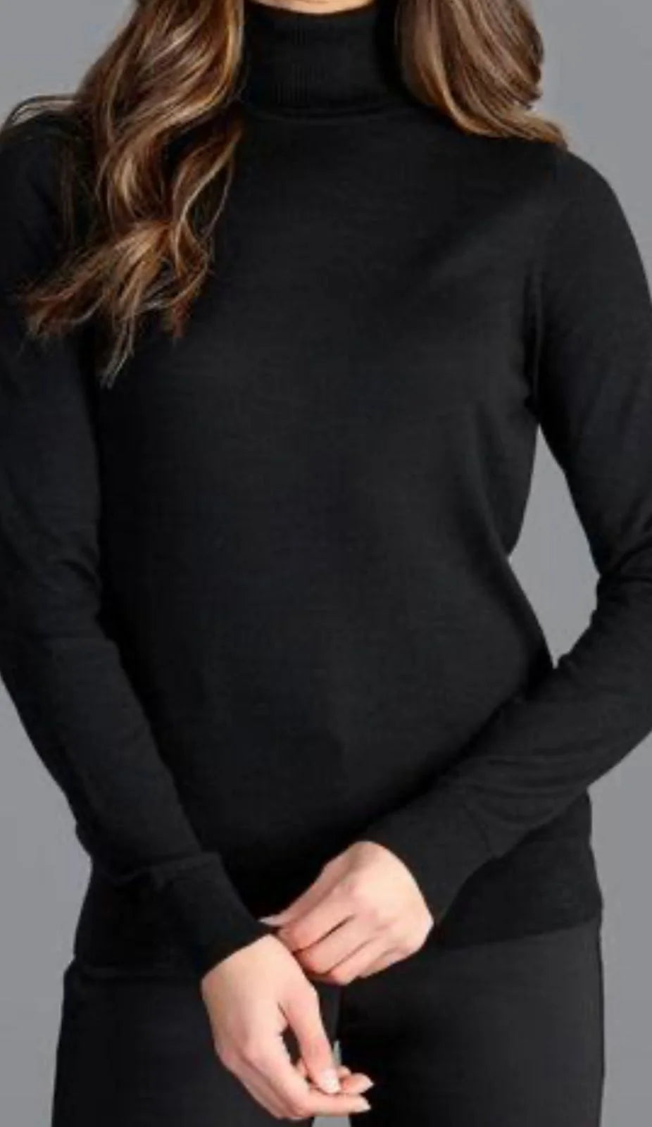 High Collar Wool Pullover